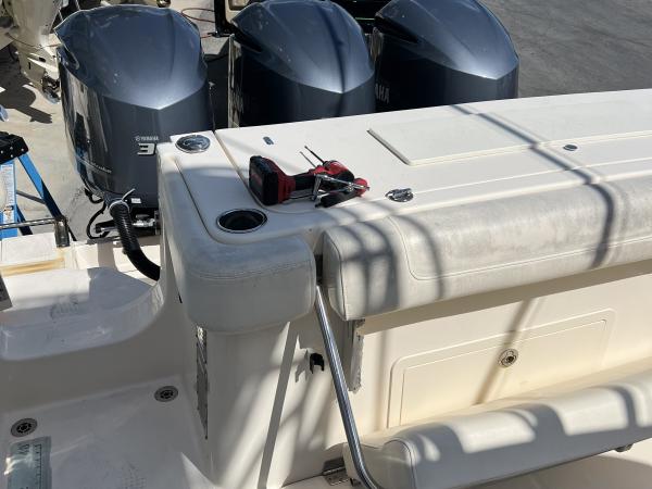 Grady-White center console reupholstery — before, photo 7 of 13