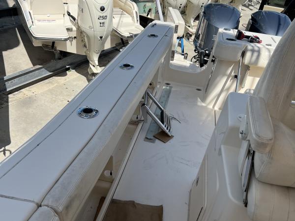 Grady-White center console reupholstery — before, photo 5 of 13