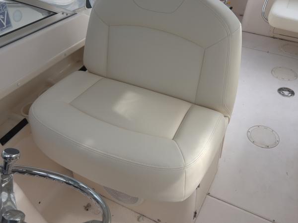 Grady-White dual console seat reupholstery — after, photo 3 of 13