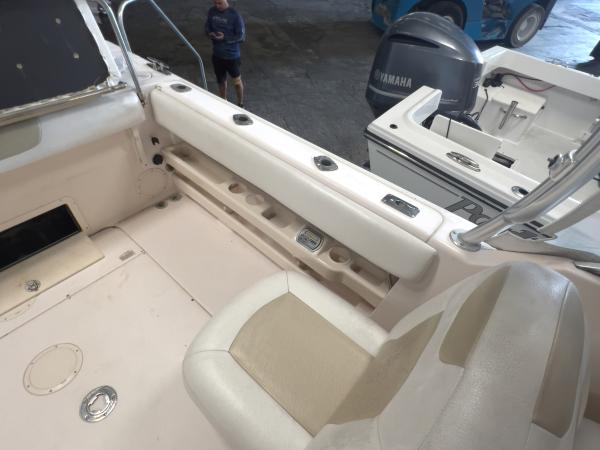 Grady-White dual console seat reupholstery — before, photo 7 of 19