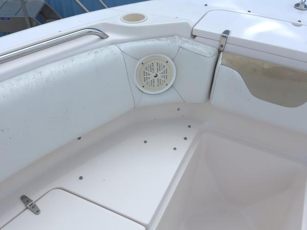 Grady-White dual console seat reupholstery — before, photo 11 of 19