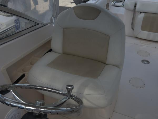 Grady-White dual console seat reupholstery — before, photo 16 of 19
