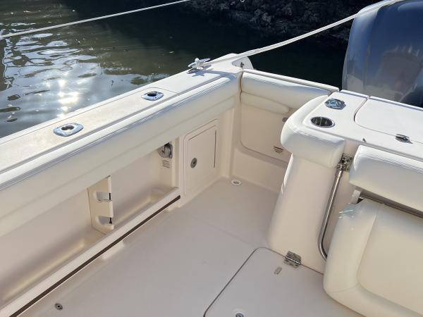 Grady-White twin-engine boat seating reupholstery — after, photo 3 of 9