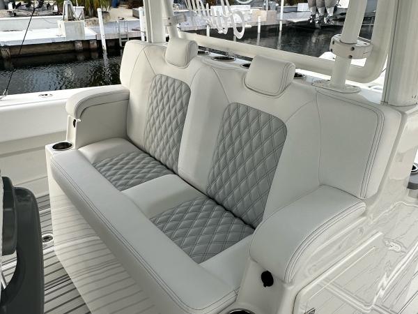 HCB center console diamond-stitch upholstery — after, photo 8 of 15