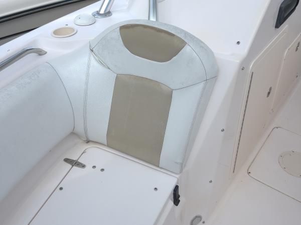 Grady-White dual console seat reupholstery — before, photo 9 of 19