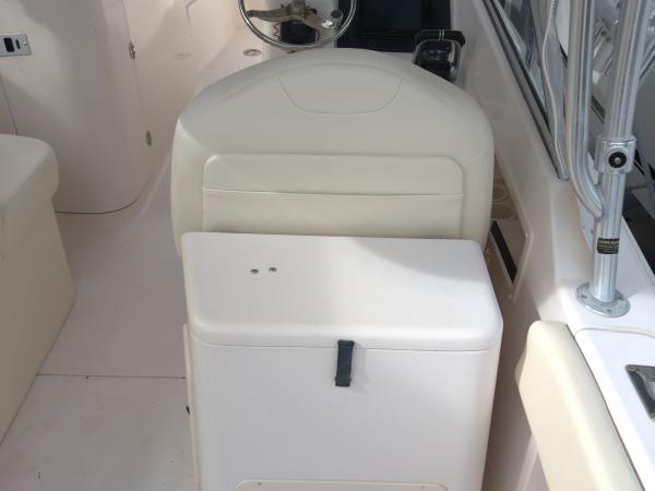 Grady-White dual console seat reupholstery — after, photo 2 of 13